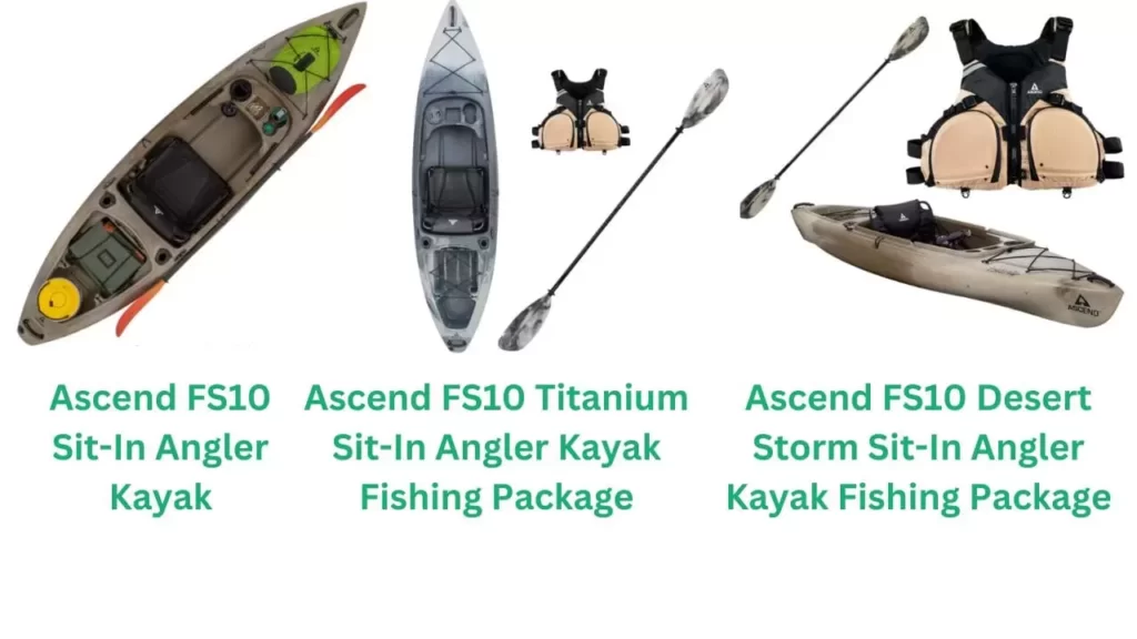 Basspro-Kayaks-Ascend-FS10-Sit-In-Angler-Kayak